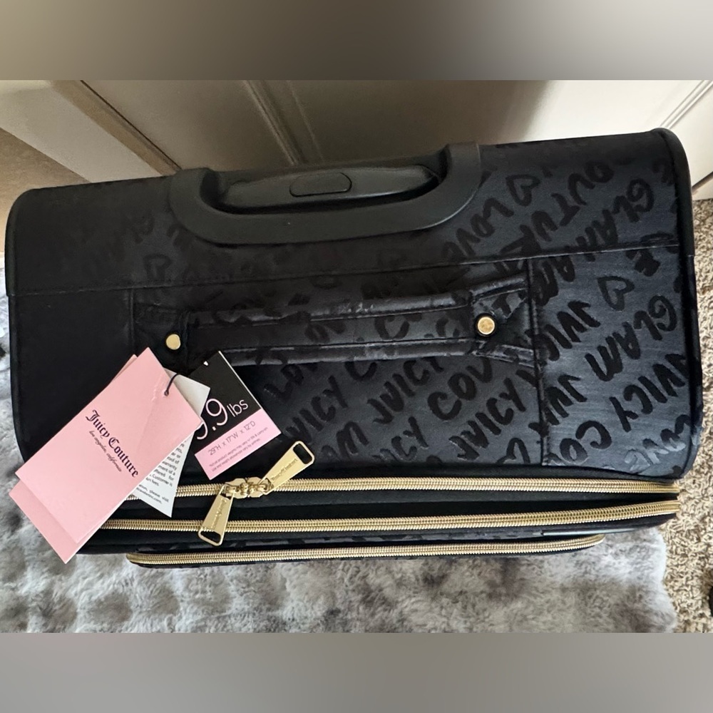 Juicy Couture Black Travel Bags Set - Picture 3 of 13